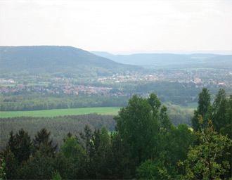 Blick auf Sonneberg