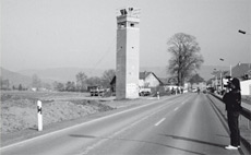 Abbau Grenzturm 1992
